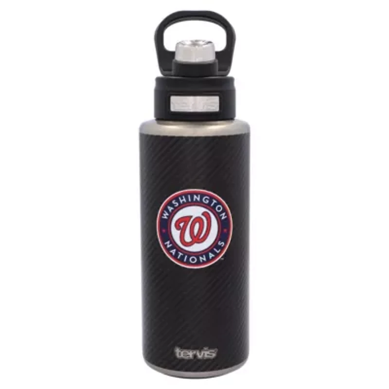 MLB Washington Nationals 32oz. Carbon Fiber Wide Mouth Bottle