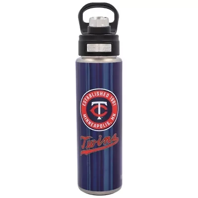 MLB Minnesota Twins 24oz. All In Wide Mouth Water Bottle