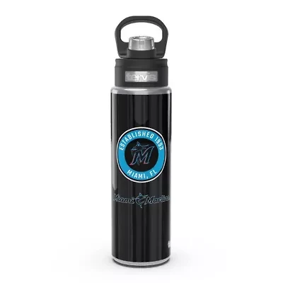MLB Miami Marlins 24oz. All In Wide Mouth Water Bottle