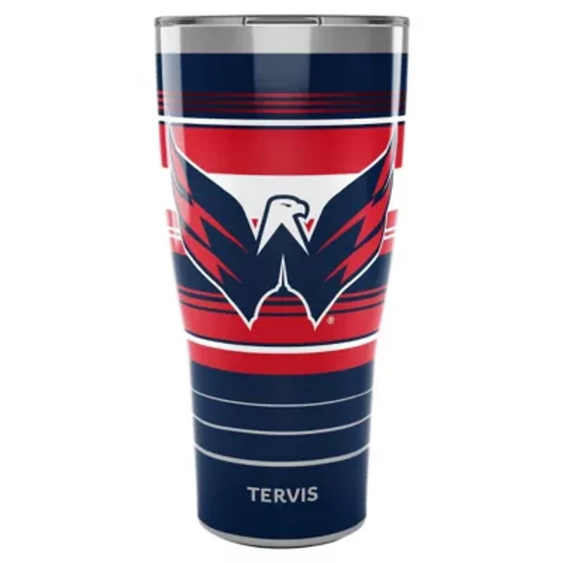 NHL Washington Capitals 30oz. Hype Stripes Stainless Tumbler