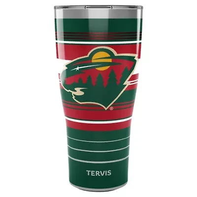NHL Minnesota Wild 30oz. Hype Stripes Stainless Tumbler