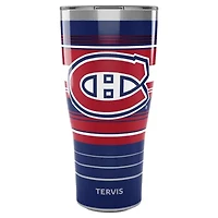 NHL Montreal Canadiens 30oz. Hype Stripes Stainless Tumbler