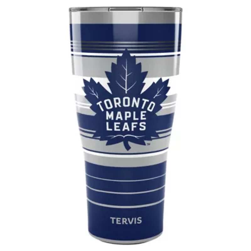 NHL Toronto Maple Leafs 30oz. Hype Stripes Stainless Tumbler