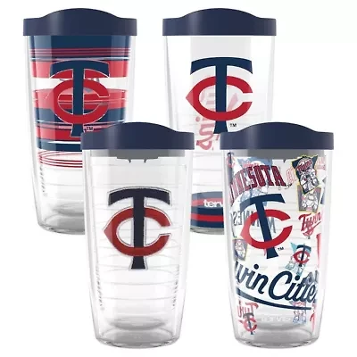 MLB Minnesota Twins Four-Pack 16oz. Classic Tumbler Set