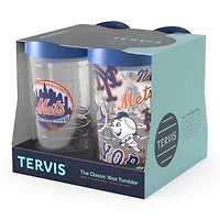 MLB New York Mets Four-Pack 16oz. Classic Tumbler Set