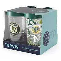 Cooperstown Teams Oakland Athletics Four-Pack 16oz. Classic Tumbler Set