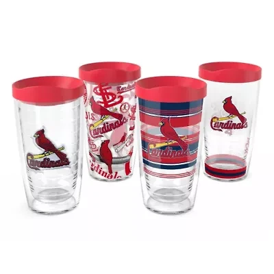 MLB St. Louis Cardinals Four-Pack 16oz. Classic Tumbler Set