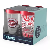 MLB Cincinnati Reds Four-Pack 16oz. Classic Tumbler Set