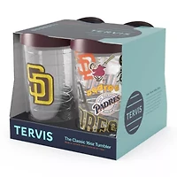 MLB San Diego Padres Four-Pack 16oz. Classic Tumbler Set