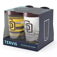 MLB San Diego Padres Four-Pack 16oz. Classic Tumbler Set