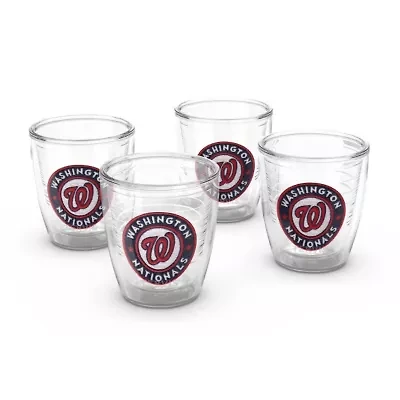MLB Washington Nationals Four-Pack 12oz. Emblem Tumbler Set