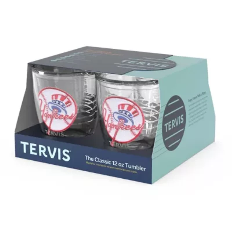 MLB New York Yankees Four-Pack 12oz. Emblem Tumbler Set