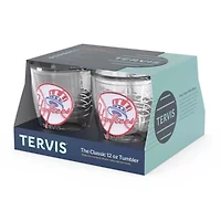 MLB New York Yankees Four-Pack 12oz. Emblem Tumbler Set
