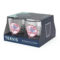 MLB New York Yankees Four-Pack 12oz. Emblem Tumbler Set