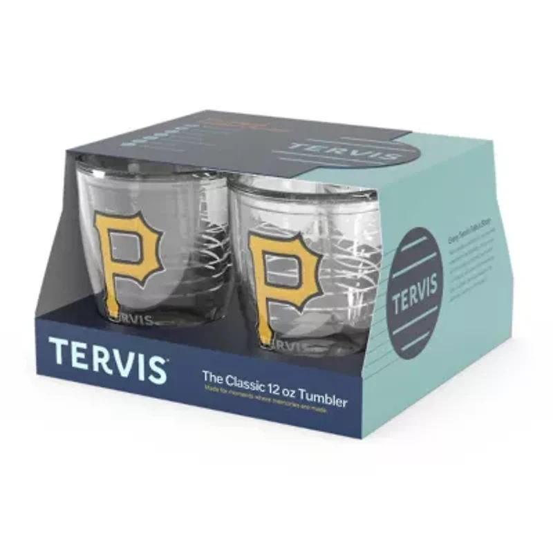 MLB Pittsburgh Pirates Four-Pack 12oz. Emblem Tumbler Set