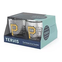 MLB Pittsburgh Pirates Four-Pack 12oz. Emblem Tumbler Set