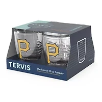 MLB Pittsburgh Pirates Four-Pack 12oz. Emblem Tumbler Set