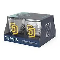 MLB San Diego Padres Four-Pack 12oz. Emblem Tumbler Set