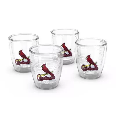 MLB St. Louis Cardinals Four-Pack 12oz. Emblem Tumbler Set