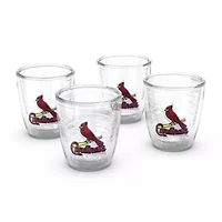 MLB St. Louis Cardinals Four-Pack 12oz. Emblem Tumbler Set