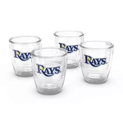 MLB Tampa Bay Rays Four-Pack 12oz. Emblem Tumbler Set