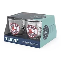 Boston Red Sox MLB Boston Sox Four-Pack 12oz. Emblem Tumbler Set