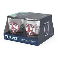 Boston Red Sox MLB Boston Sox Four-Pack 12oz. Emblem Tumbler Set