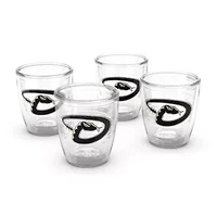 MLB Arizona Diamondbacks Four-Pack 12oz. Emblem Tumbler Set