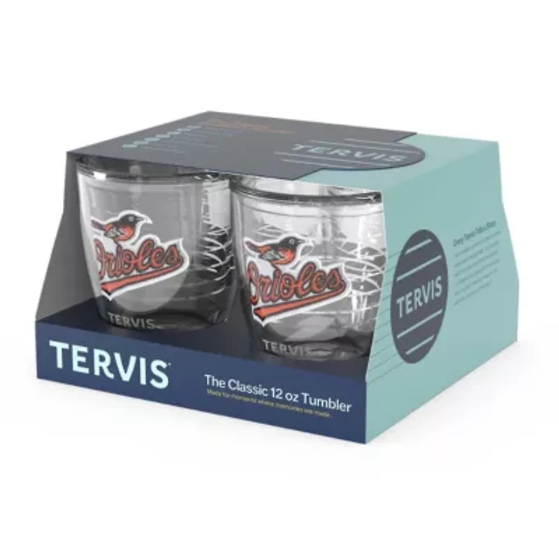 MLB Baltimore Orioles Four-Pack 12oz. Emblem Tumbler Set