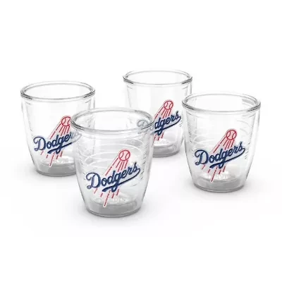 MLB Los Angeles Dodgers Four-Pack 12oz. Emblem Tumbler Set