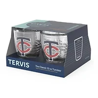 MLB Minnesota Twins Four-Pack 12oz. Emblem Tumbler Set