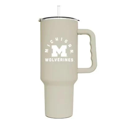 NCAA Michigan Wolverines 40oz. Sand Soft Touch Tumbler