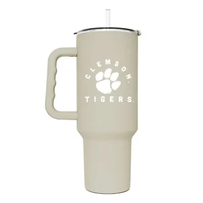 NCAA Clemson Tigers 40oz. Sand Soft Touch Tumbler