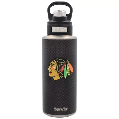 NHL Chicago Blackhawks 32oz. Puck Stainless Wide Mouth Water Bottle