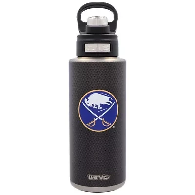 NHL Buffalo Sabres 32oz. Puck Stainless Wide Mouth Water Bottle