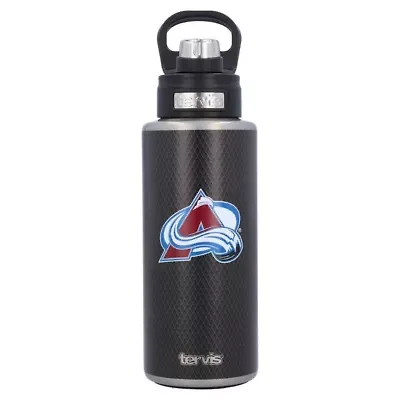 NHL Colorado Avalanche 32oz. Puck Stainless Wide Mouth Water Bottle