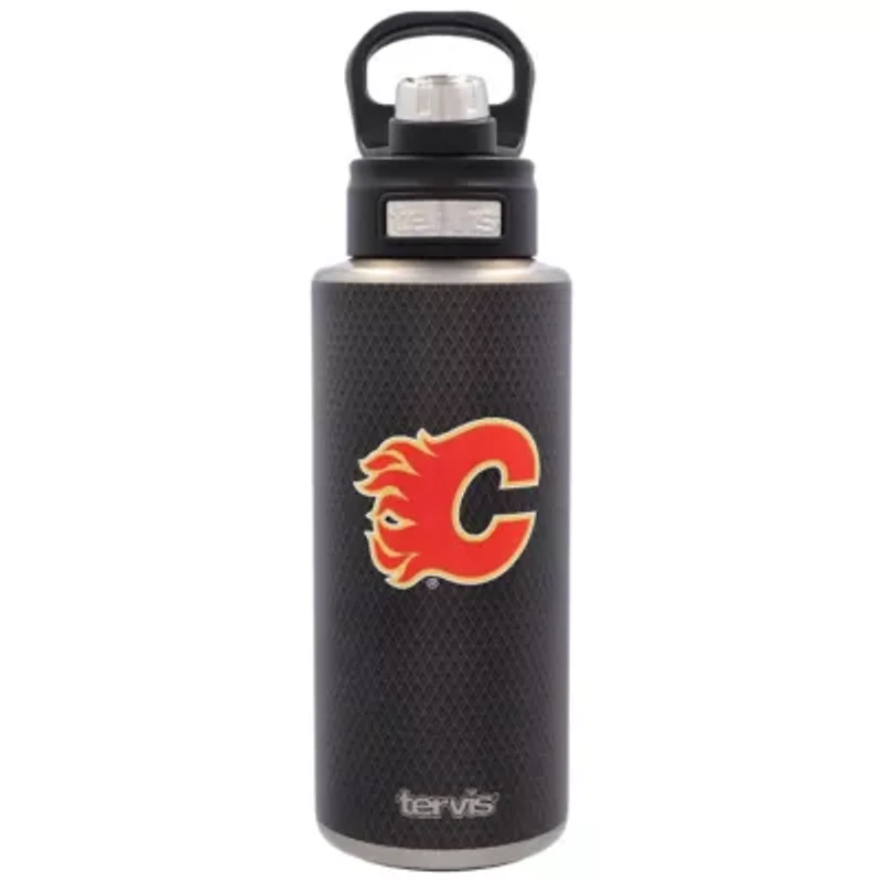 NHL Calgary Flames 32oz. Puck Stainless Wide Mouth Water Bottle