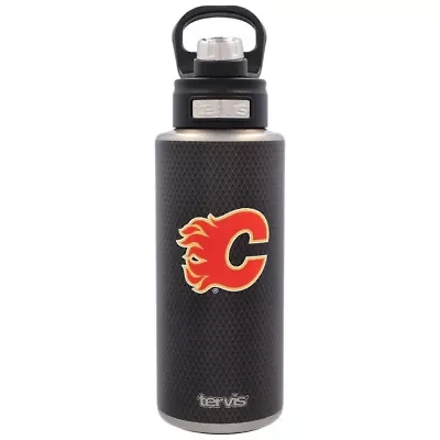 NHL Calgary Flames 32oz. Puck Stainless Wide Mouth Water Bottle