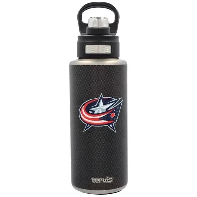 NHL Columbus Jackets 32oz. Puck Stainless Wide Mouth Water Bottle