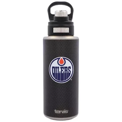 NHL Edmonton Oilers 32oz. Puck Stainless Wide Mouth Water Bottle