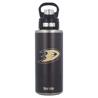NHL Anaheim Ducks 32oz. Puck Stainless Wide Mouth Water Bottle