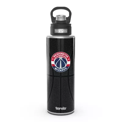 NBA Washington Wizards 40oz. Leather Wide Mouth Water Bottle