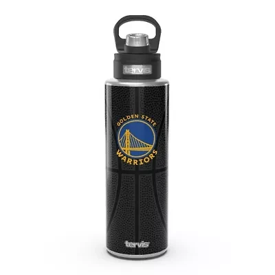 NBA Golden State Warriors 40oz. Leather Wide Mouth Water Bottle