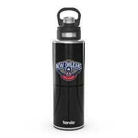 NBA New Orleans Pelicans 40oz. Leather Wide Mouth Water Bottle
