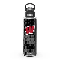 NCAA Wisconsin Badgers 40oz. Carbon Fiber Wide Mouth Water Bottle
