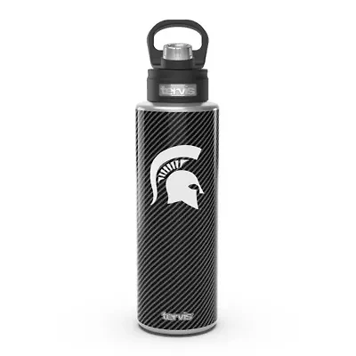 NCAA Michigan State Spartans 40oz. Carbon Fiber Wide Mouth Water Bottle