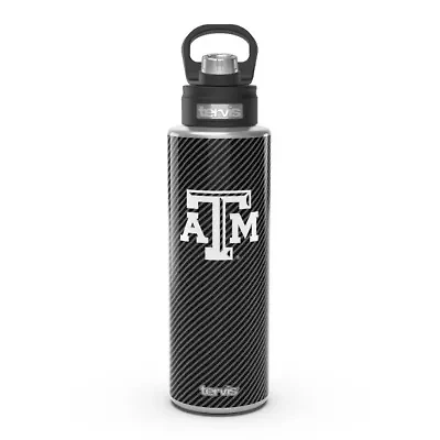 NCAA Texas A&M Aggies 40oz. Carbon Fiber Wide Mouth Water Bottle