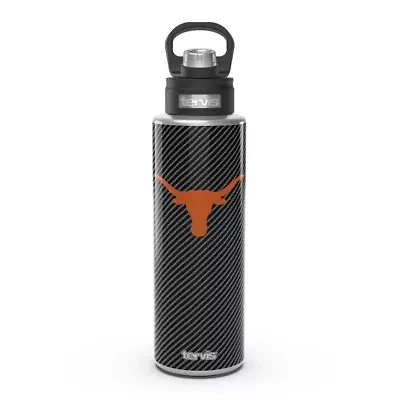 NCAA Texas Longhorns 40oz. Carbon Fiber Wide Mouth Water Bottle