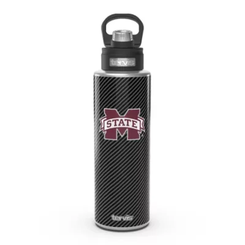 NCAA Mississippi State Bulldogs 40oz. Carbon Fiber Wide Mouth Water Bottle