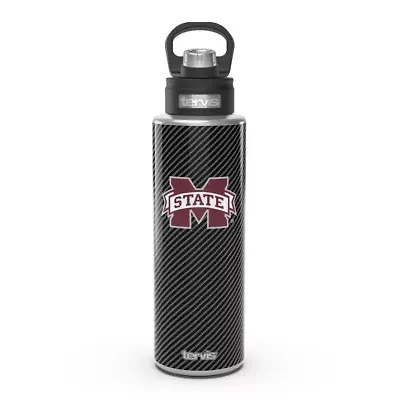 NCAA Mississippi State Bulldogs 40oz. Carbon Fiber Wide Mouth Water Bottle